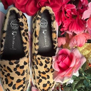 Jeffrey Campbell Animal Print Loafers
